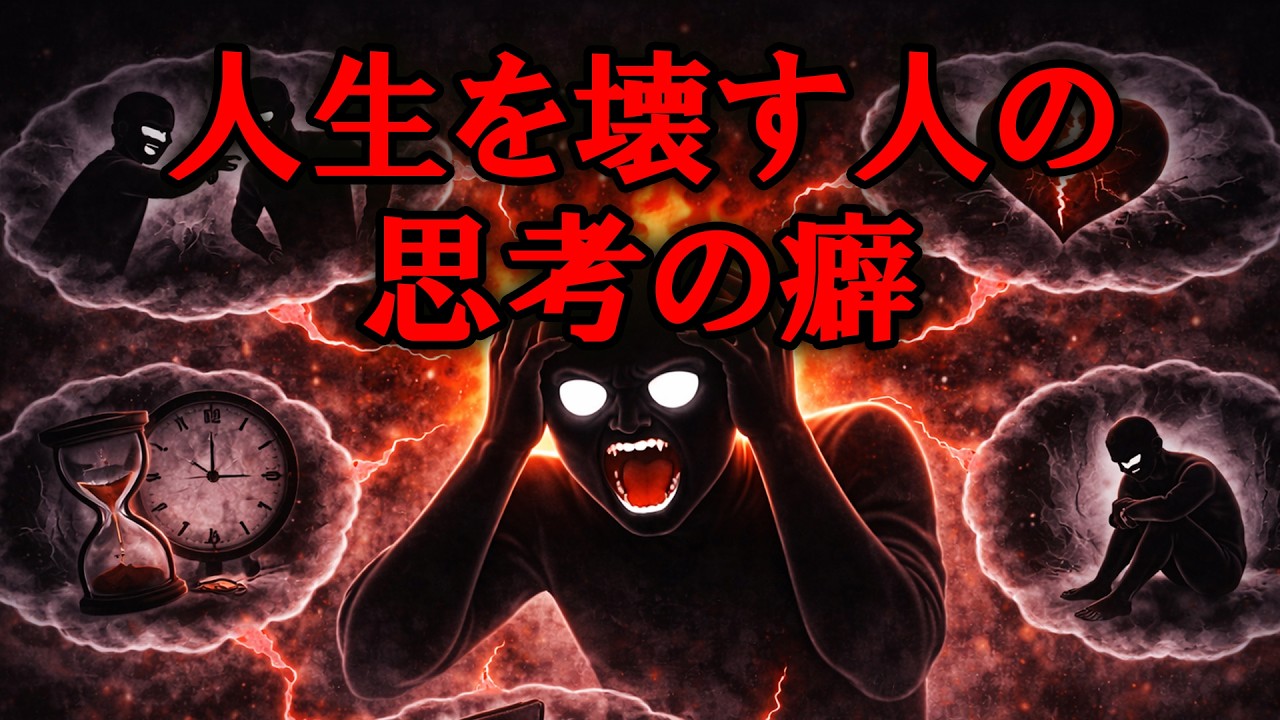 人生を壊す人の無意識の思考癖【グレーな心理学】