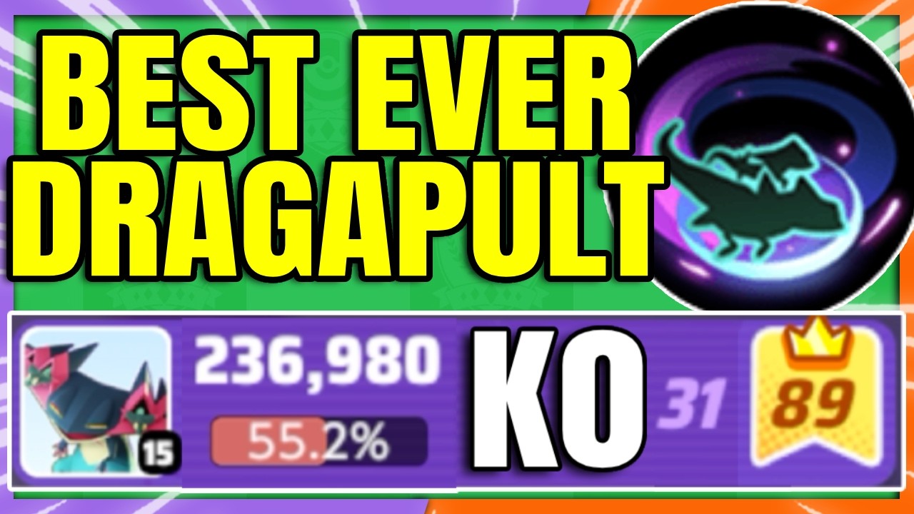 Over 30 KO's and 200,000 Damage?! This DRAGON DANCE DRAGAPULT BUILD is Insane | Pokemon Unite