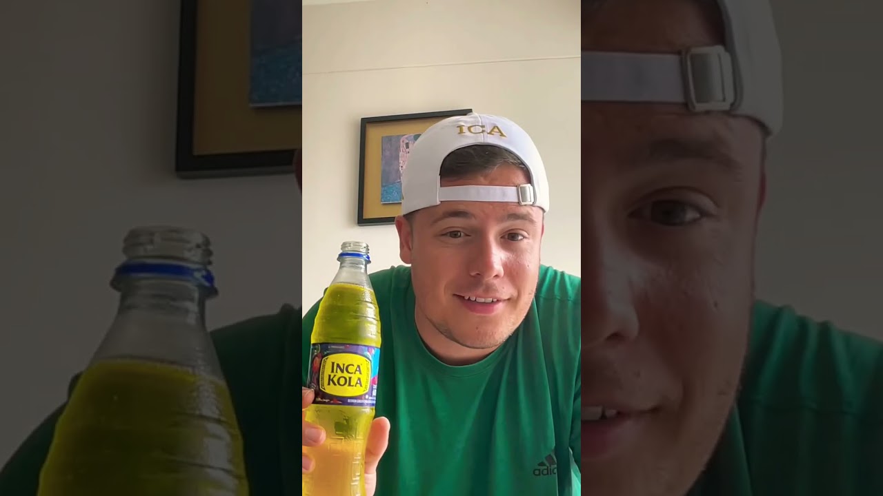 First time trying Inca Kola in Peru