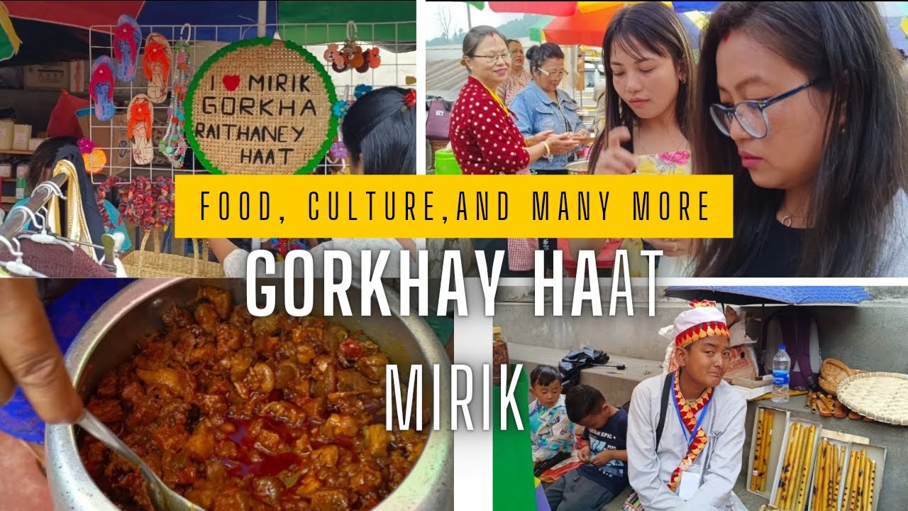 Gorkhey raithaney haat mirik with my family.gorkhey haat 1st edition