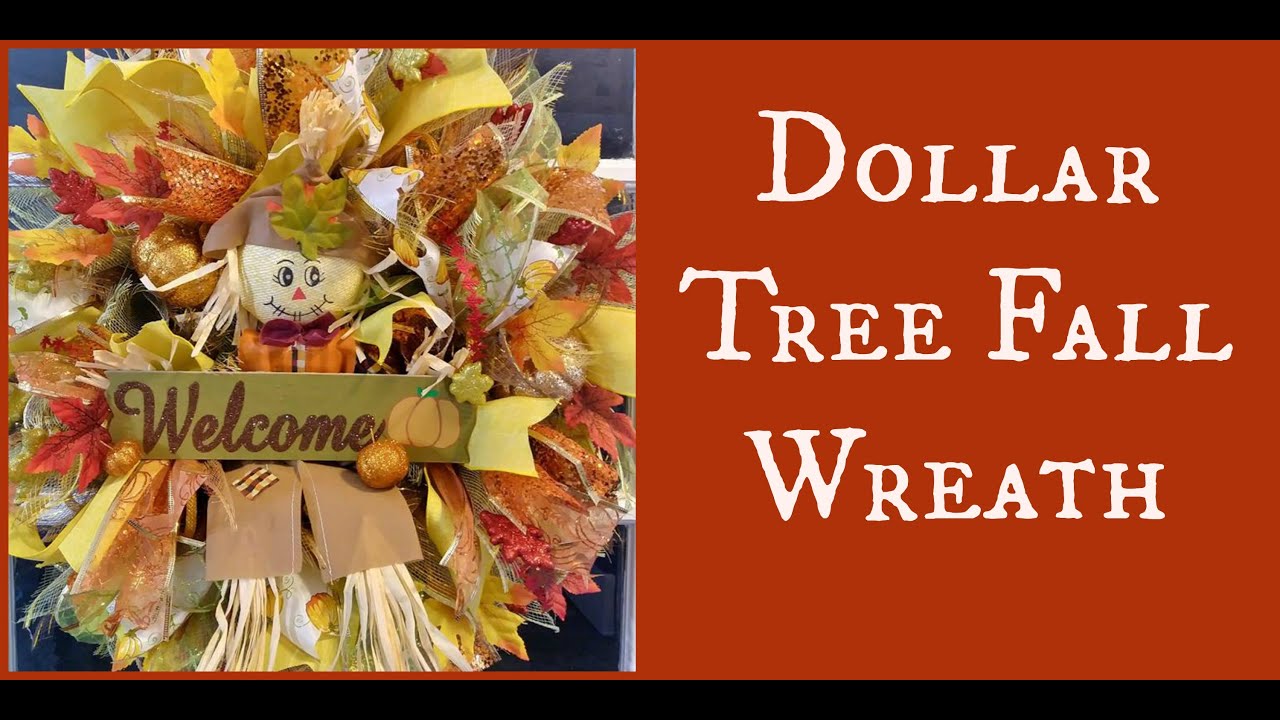 Dollar Tree Fall Wreath