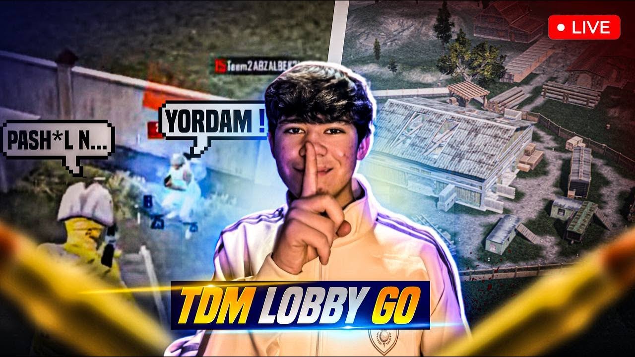 pubg strim jigarla tdm lobbilar UC li  (JONLI EFIR)