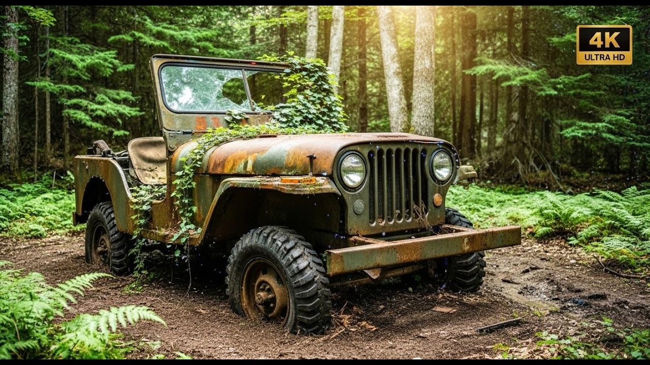 Buried Since the Korean War | M38A1 Military Jeep from Rust to Duty Ready