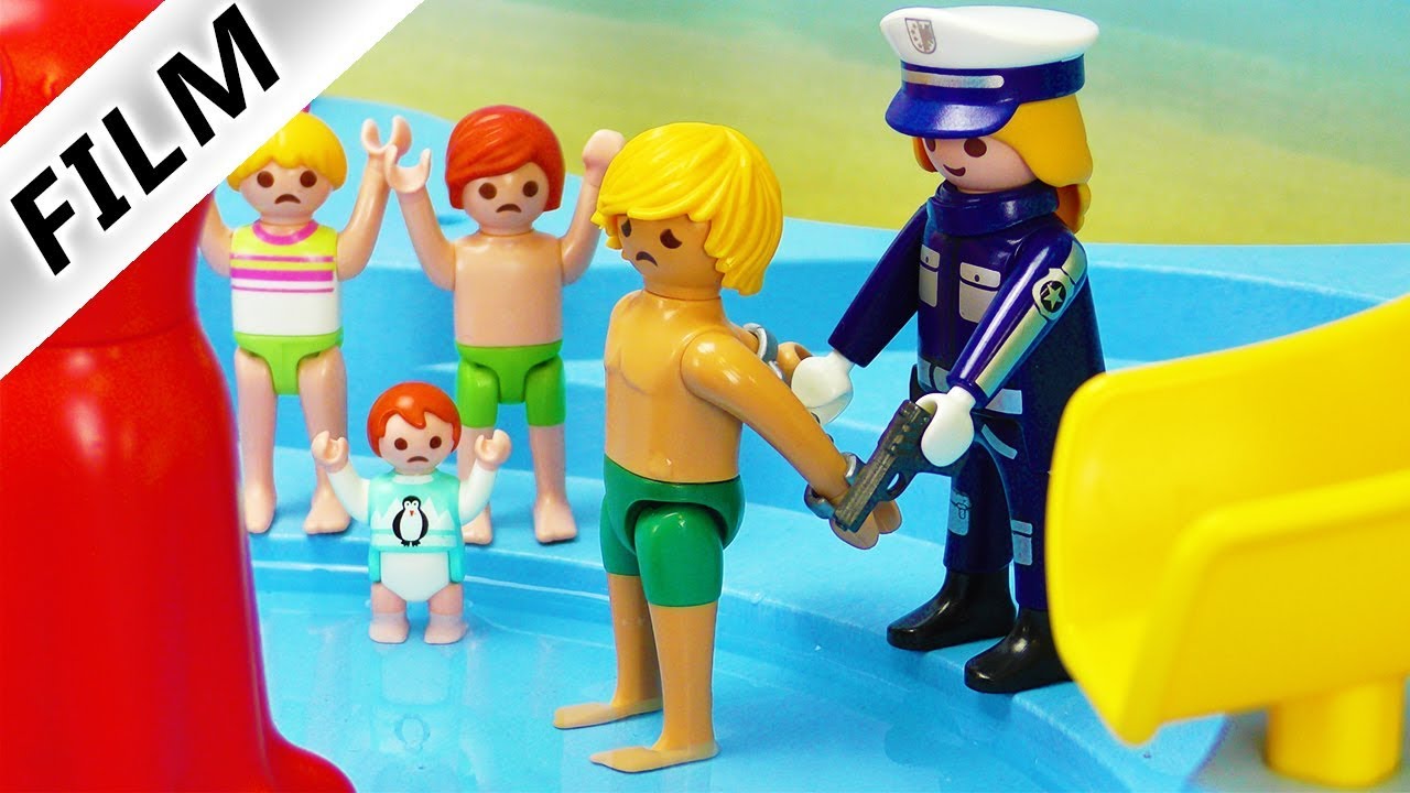 Playmobil Film deutsch | EINBRUCH in den AQUAPARK & PAPA wird verhaftet?! Kinderserie Familie Vogel