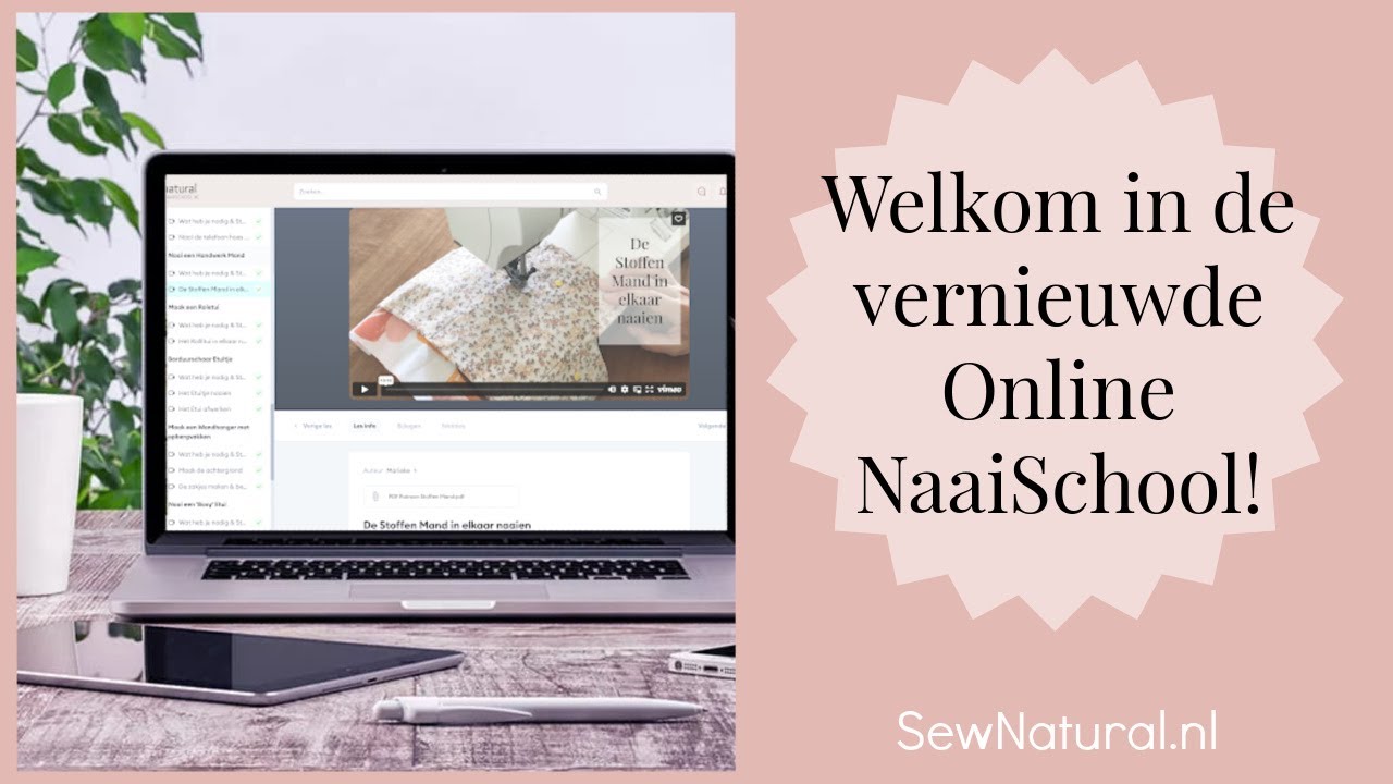 Een kijkje in de nieuwe Online NaaiSchool!