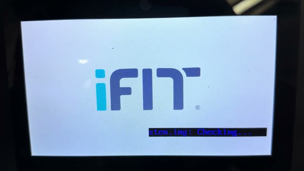 Nordictrack T14.0 iFit update reboot loop