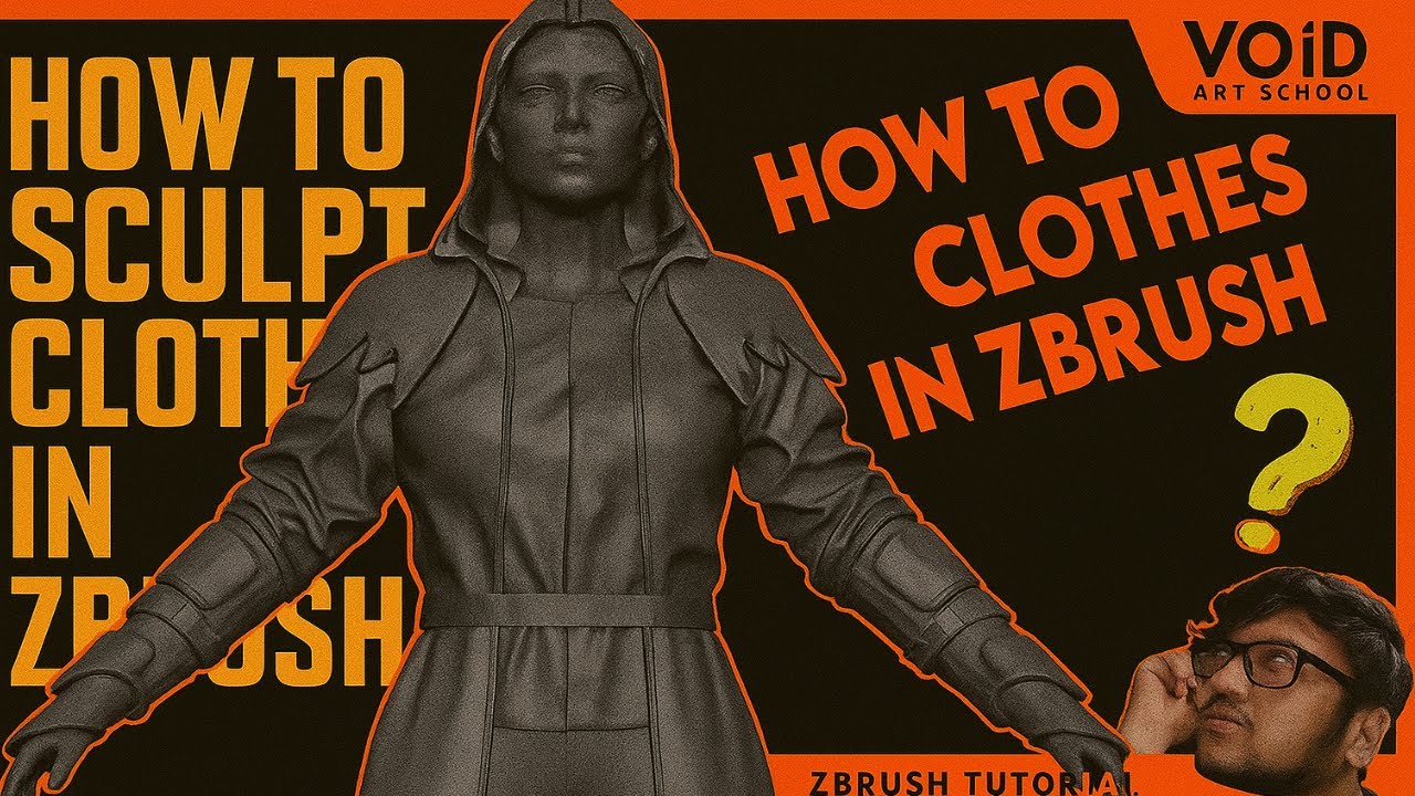 how to sculpt clothes in zbrush