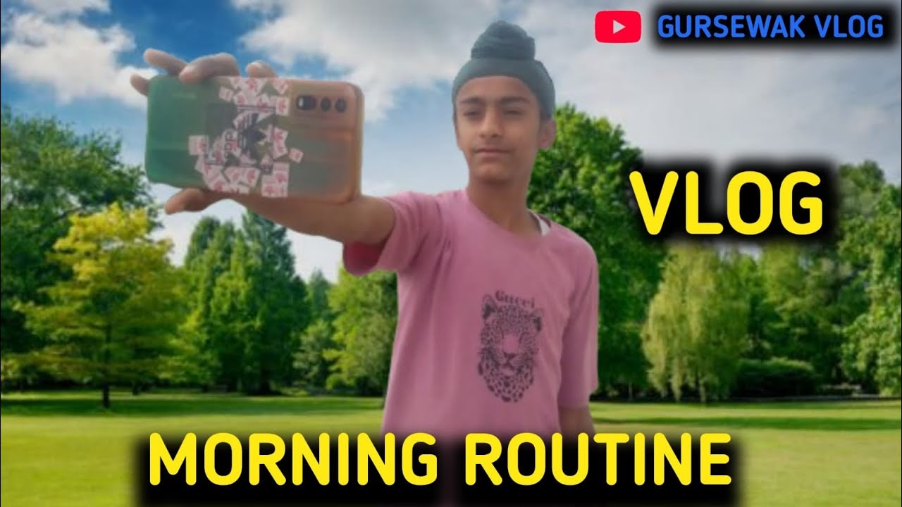My first vlog 🤳 | Morning Routine vlog 🌄