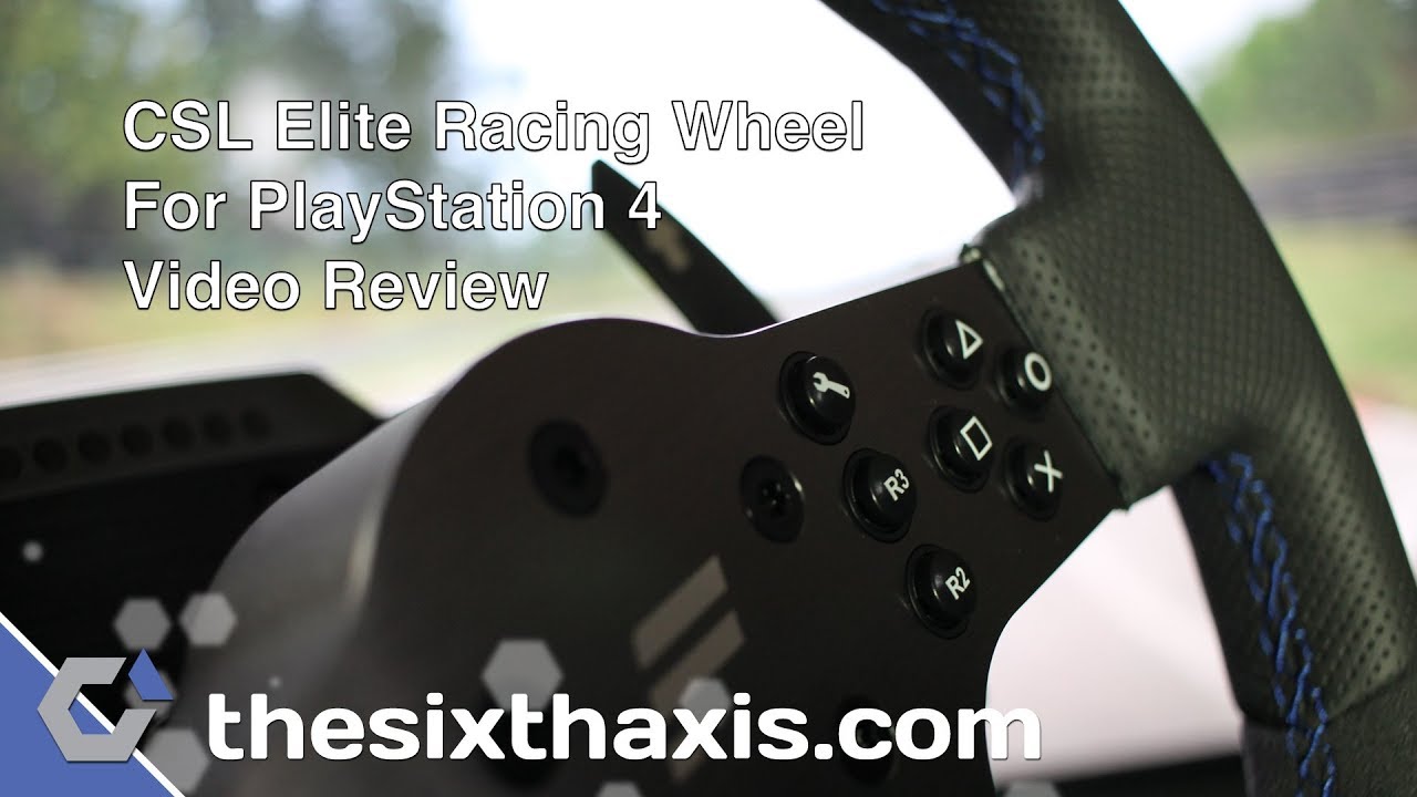 Fanatec CSL Elite Racing Wheel for PlayStation 4 Video Review