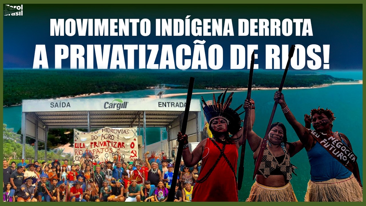 Movimento indígena derrota a privatização de rios!