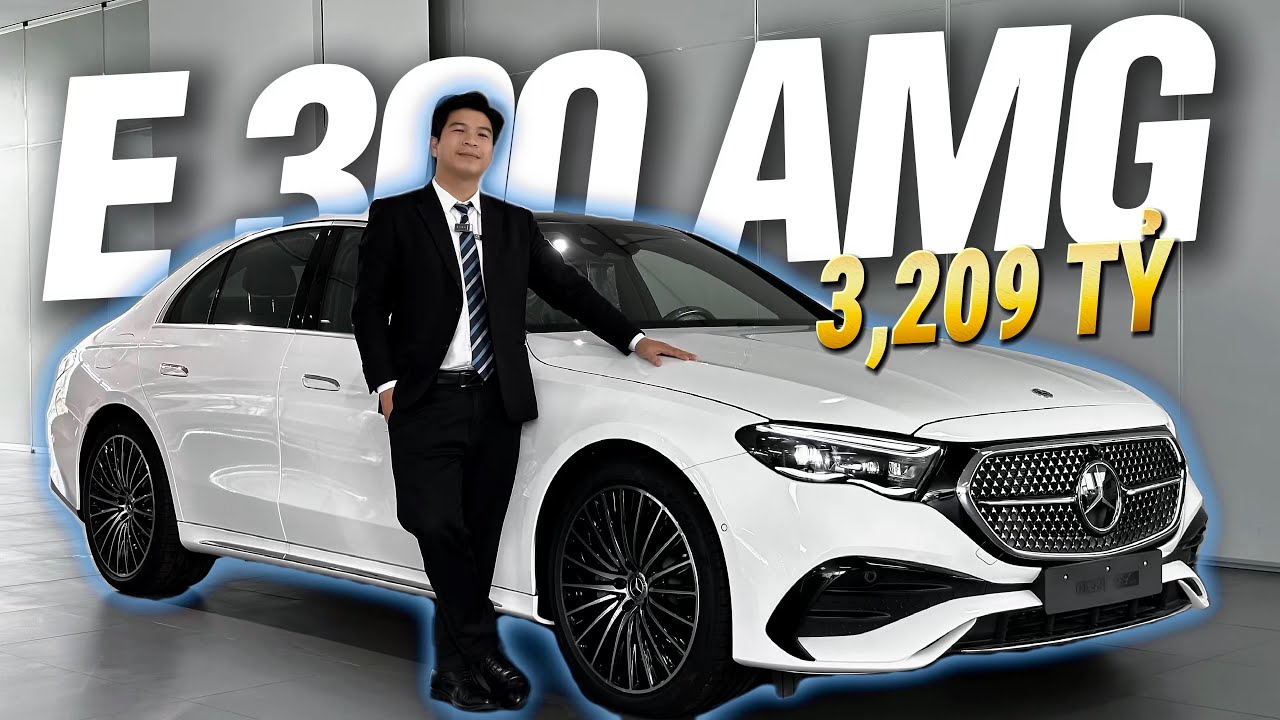 Mercedes E300 AMG 2025 – Khi sedan hạng sang bước sang thế hệ mới | Hoan Channel