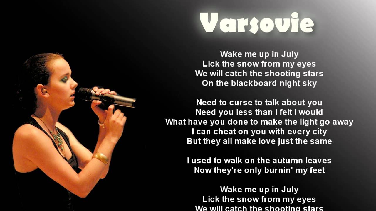 Monika Brodka - Varsovie (karaoke)