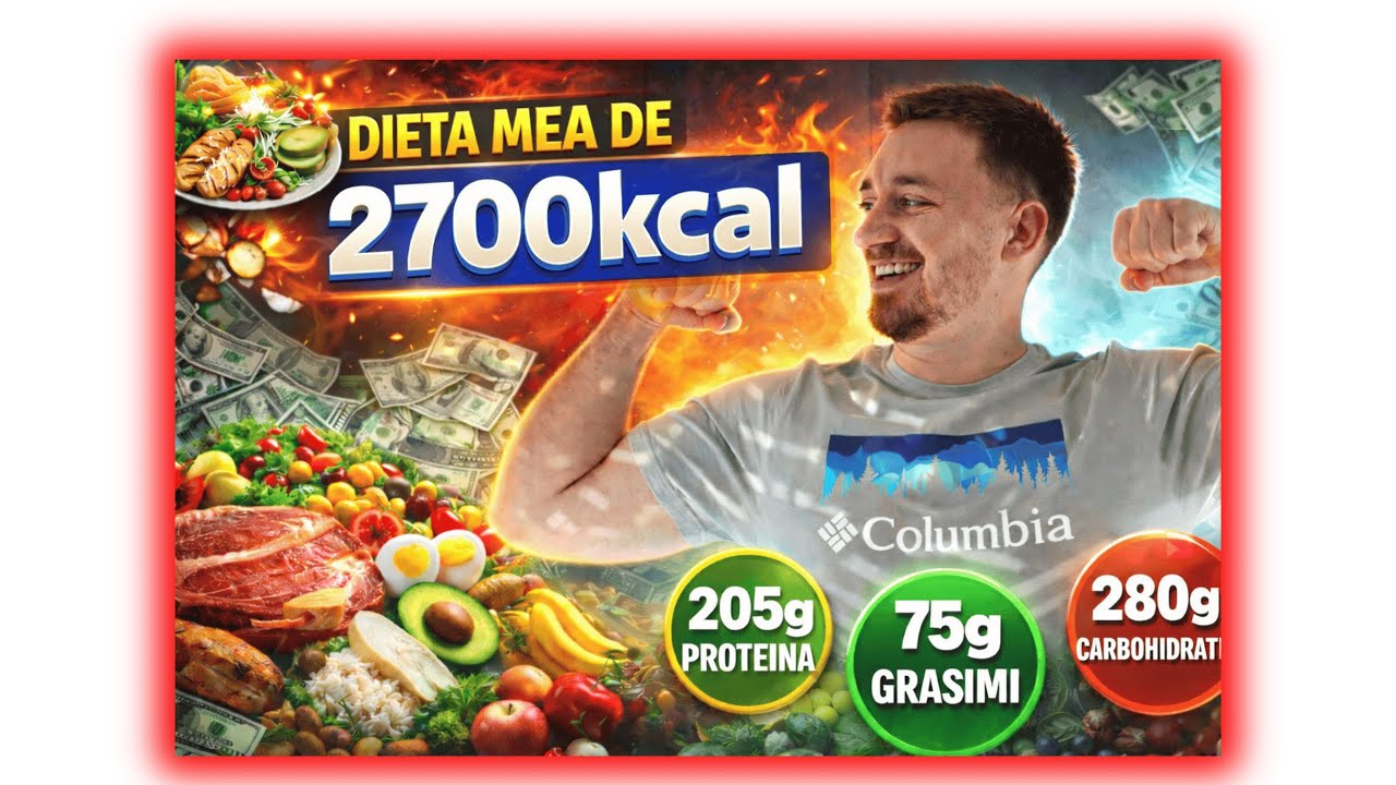Dieta mea de 2700kcal | 205g protein