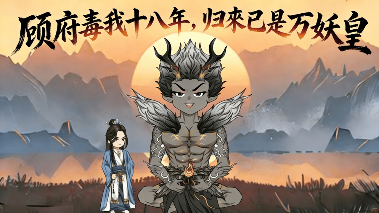 【沙雕漫 | 顧府毒我十八年，歸來已是萬妖皇】當人類養子十八年，被下毒廢脈、暗殺拋屍！瀕死之際血脈覺醒——我乃妖族大皇子！回歸面對質疑，一首詩詞引天地異象，始祖石像認主！曾經棄我者，今跪我腳下稱臣！