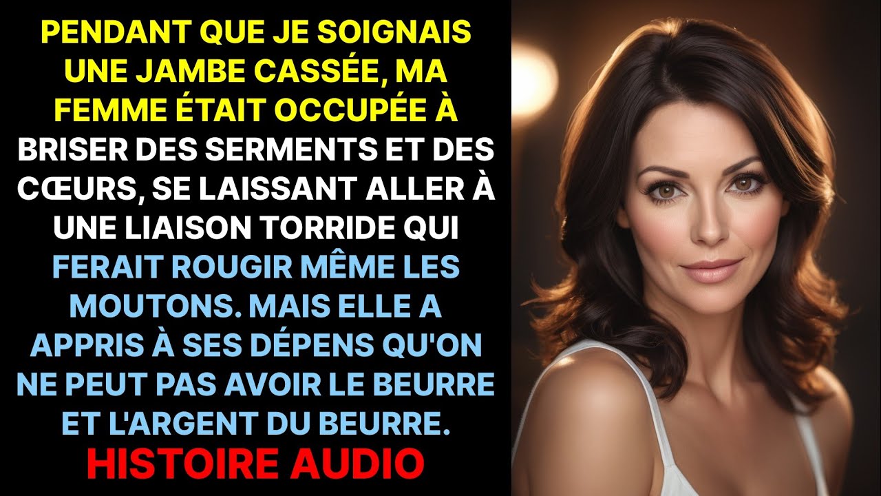 Pendant que je soignais une jambe cassée, ma femme était occupée à briser des serments et des cœurs,