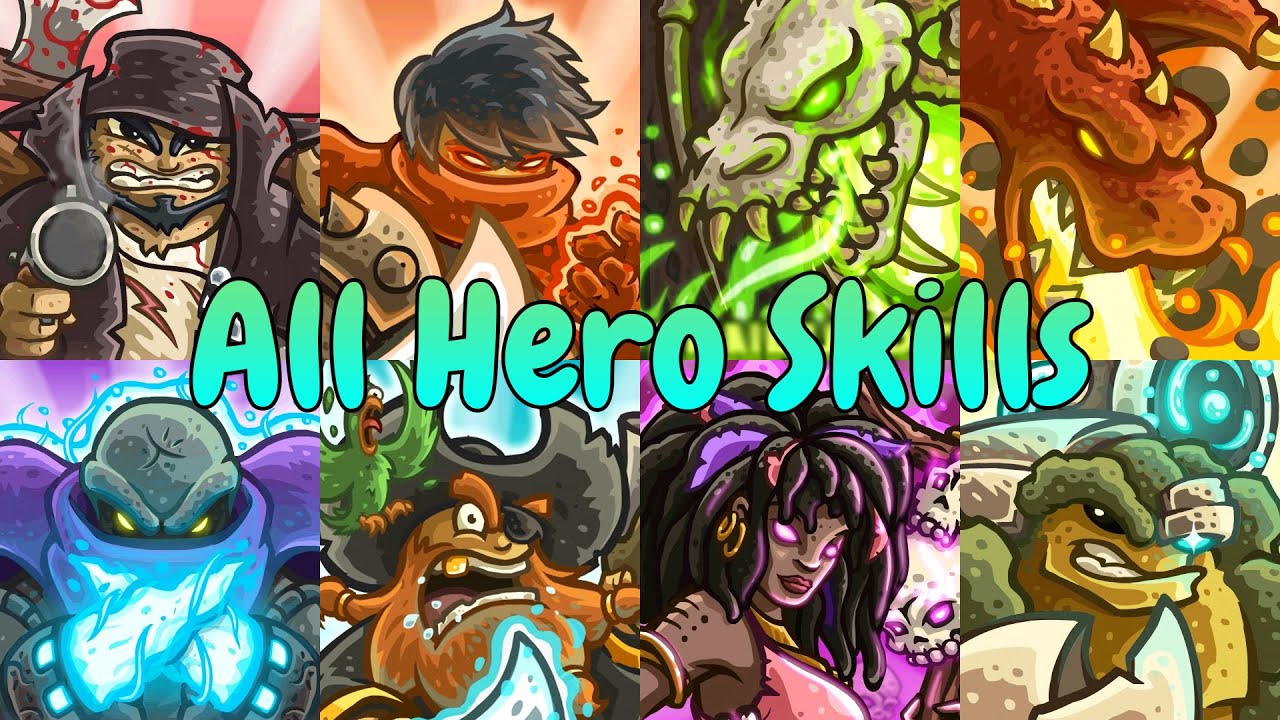 All Hero Skill | Kingdom Rush Frontiers