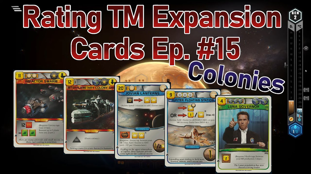 Rating Terraforming Mars Expansion Cards - Ep. #15 (Colonies #4)