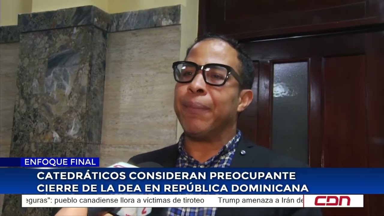 Catedráticos consideran preocupante cierre de la DEA en República Dominicana