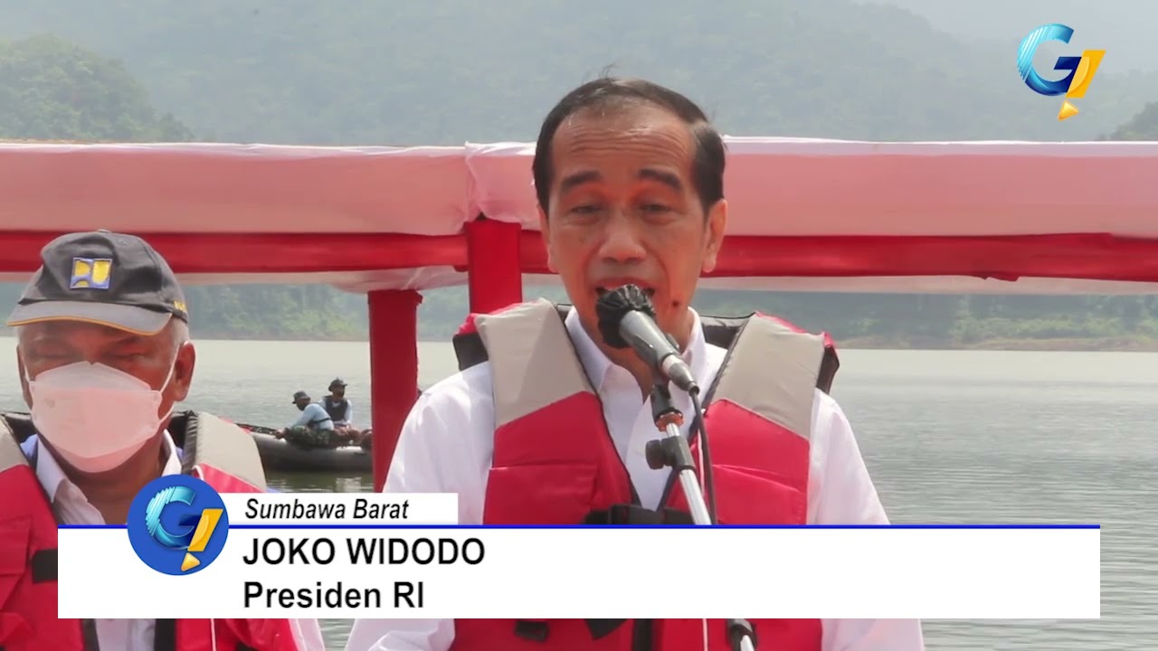 Presiden Joko Widodo Resmikan Bendungan Bintang Bano di KSB