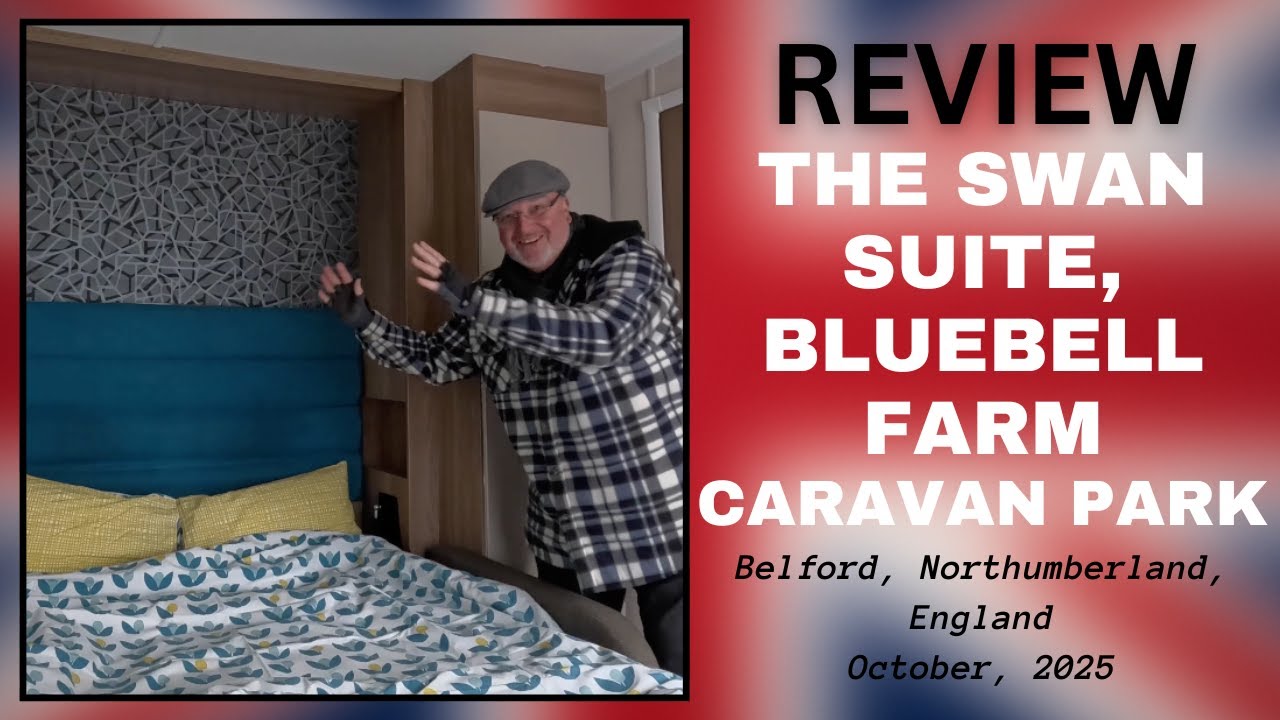 Отзыв: The Swan Suite, кемпинг Bluebell Farm Caravan Park, Белфорд, Нортумберленд, Англия — октяб...