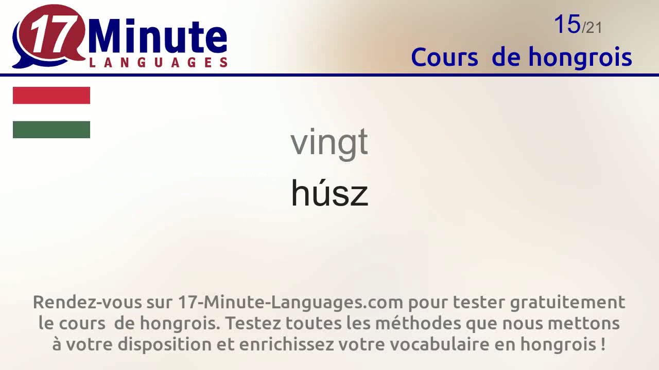 Cours  de hongrois (Partie 2)