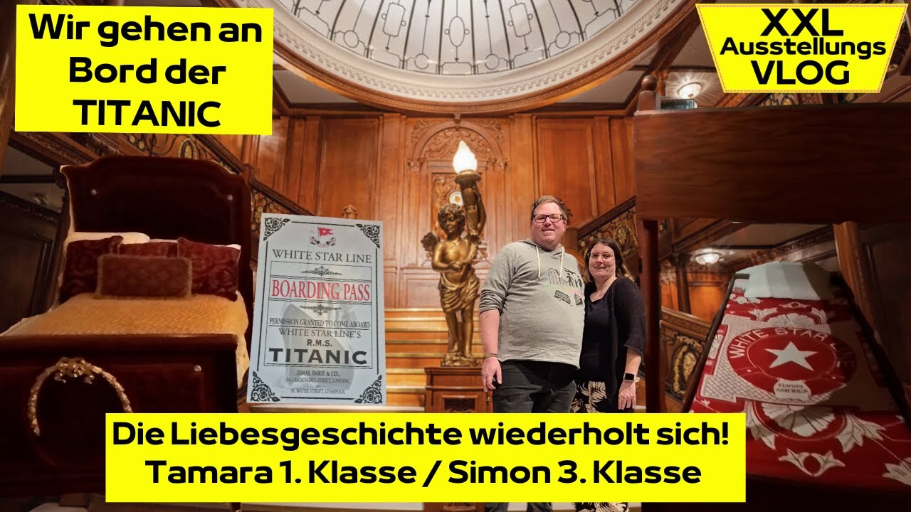 Wir gehen an Bord der Titanic und bekommen 2 unterschiedliche Klassen :-o  | XXL Familien VLOG #58-2