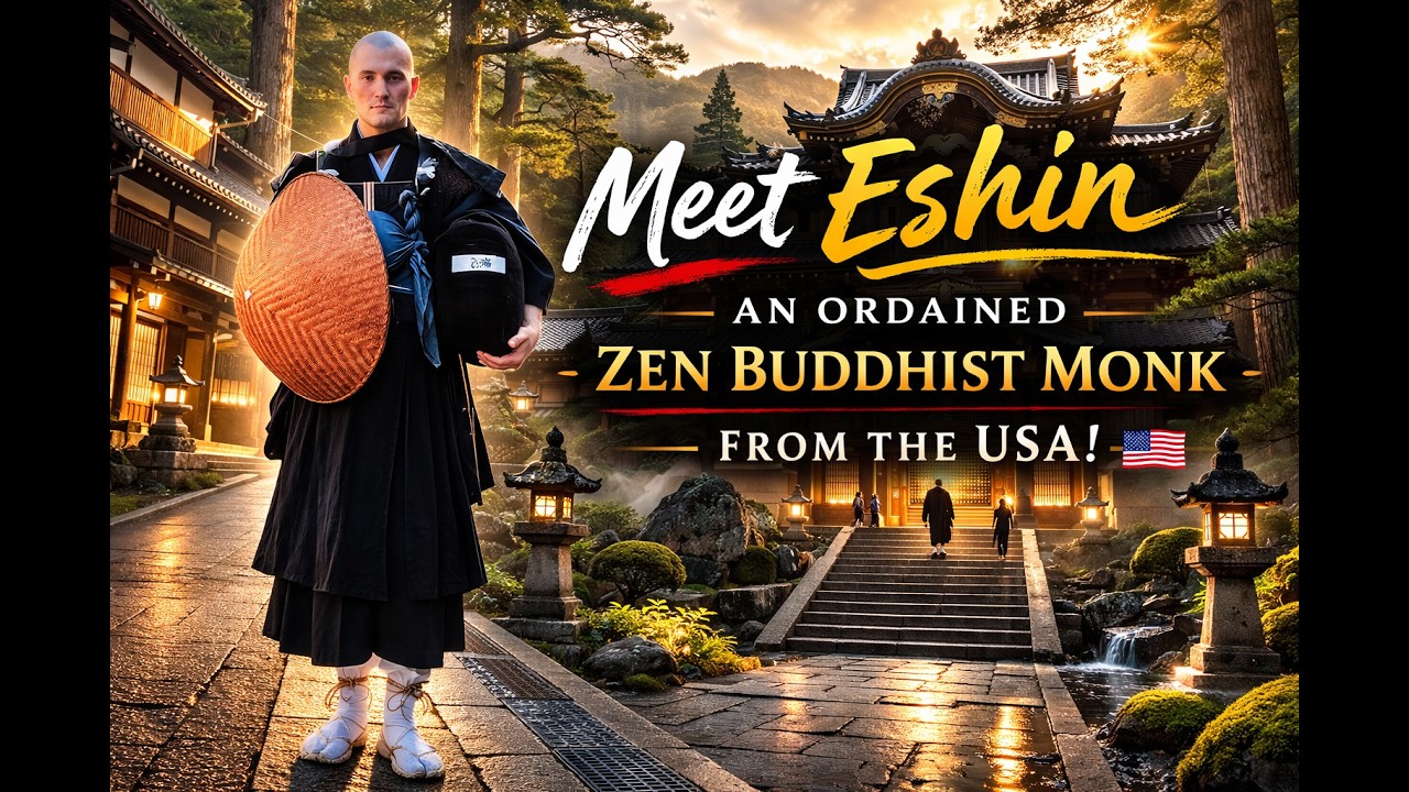 Meet Eshin! An American who is an Ordained Zen Buddhist Monk in Japan - Part 1