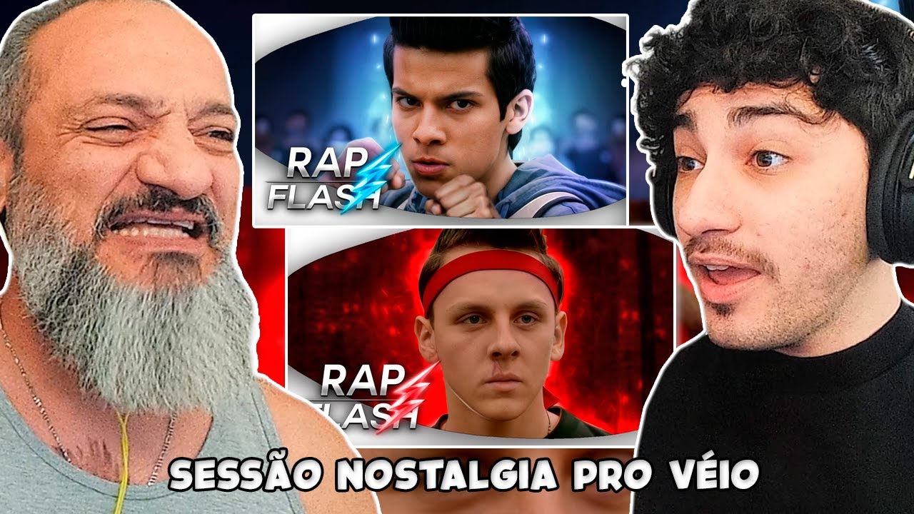 MEU PAI REVIVEU MEMÓRIAS KK - Miguel & Falcão (Cobra Kai) - Flash Beats | REACT