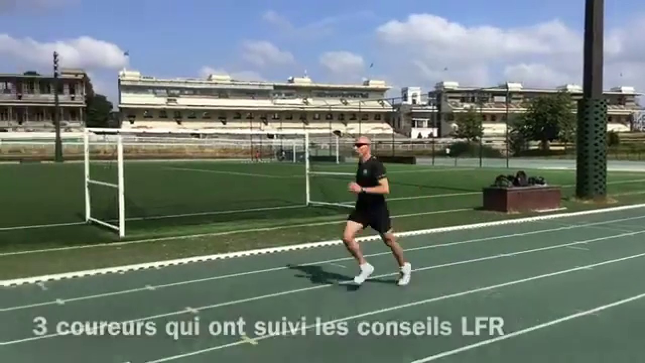 3 coureurs ayant suivi les conseils LFR - 3 Light Feet Running runners perfecting their running form
