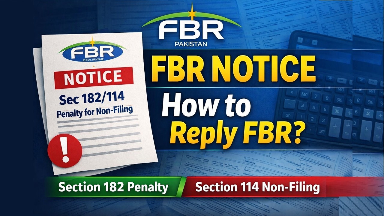 How to Reply FBR Notice? Section 182 Penalty for Non-Filing Explained | FBR Decode Muhammad Azhar