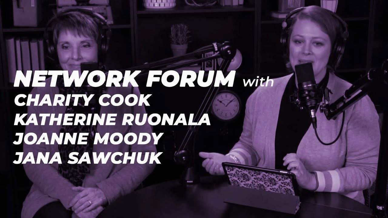 Charity Cook hosts Katherine Ruonala, Joanne Moody, & Jana Sawchuk