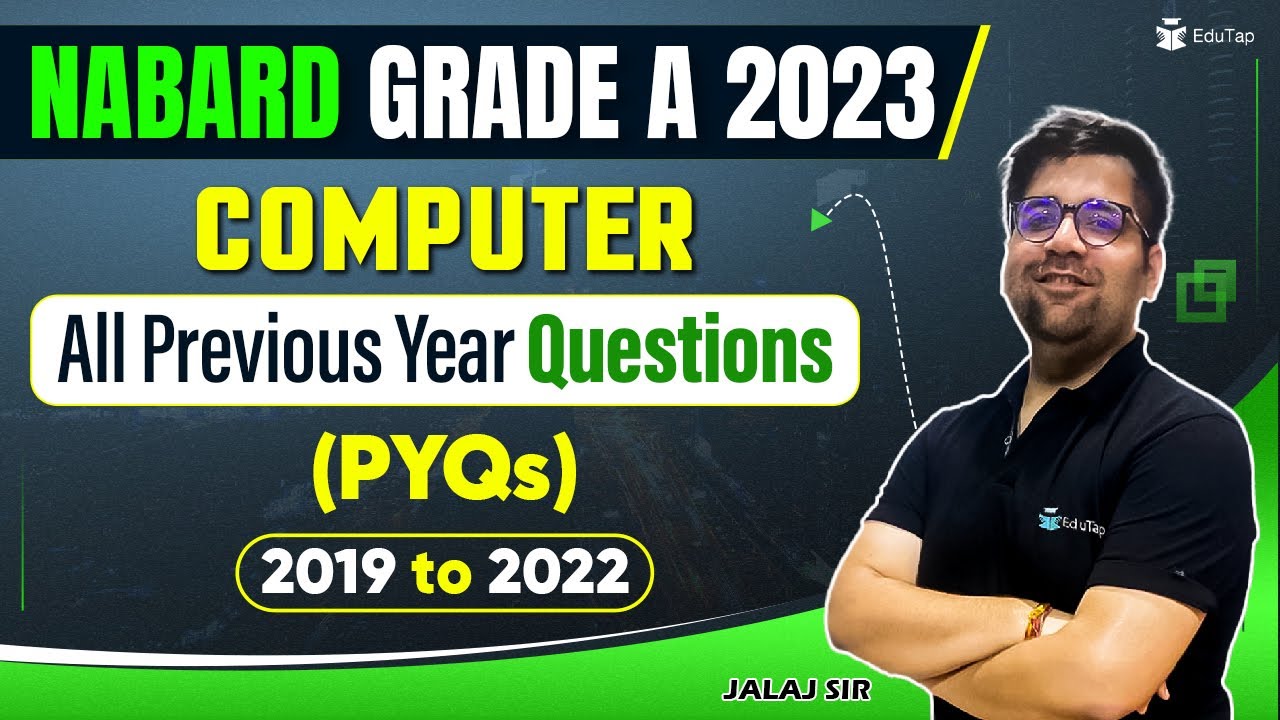 NABARD Grade A 2023 | Computer Awareness Previous Year Question Paper | NABARD Computer Syllabus