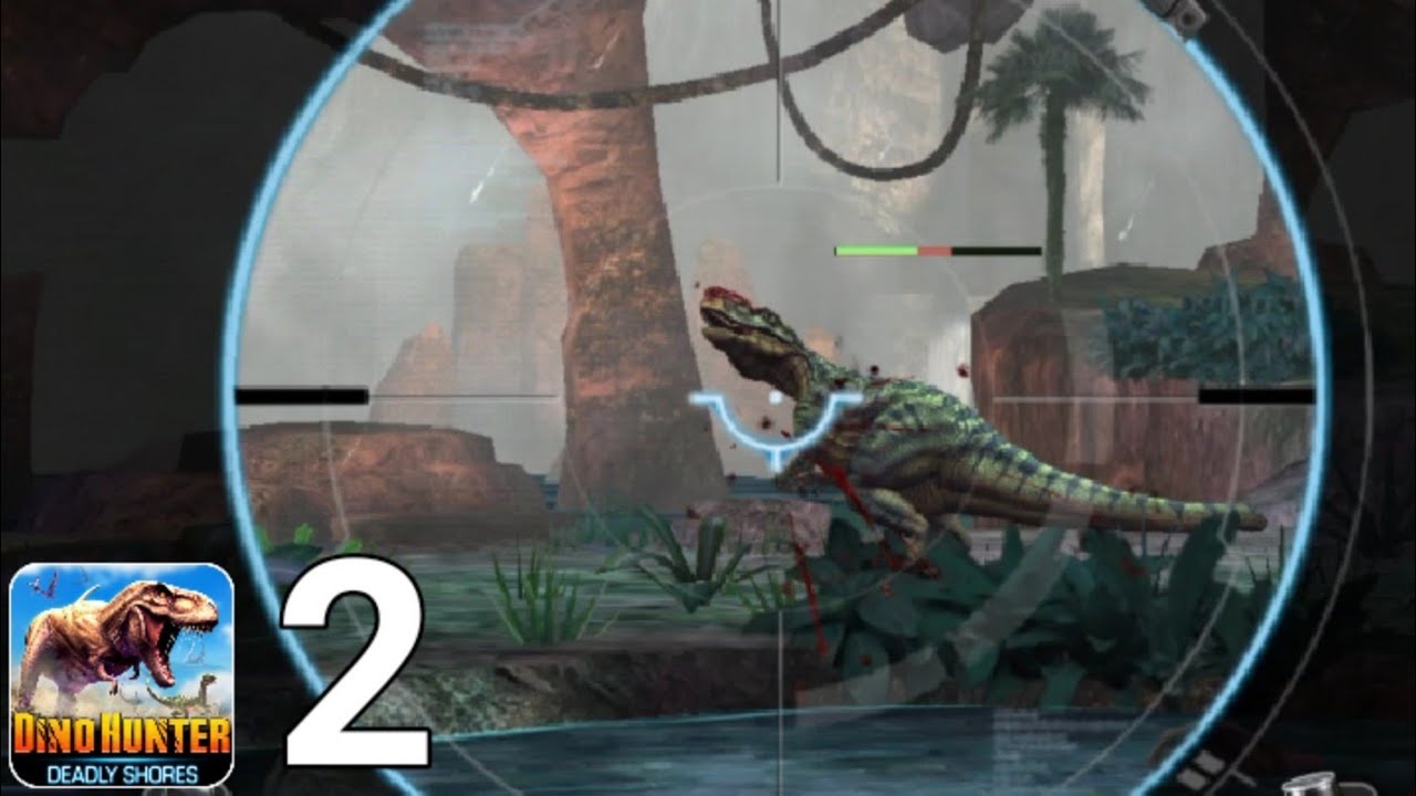 DINO HUNTER: DEADLY SHORE - Gameplay Walkthrough Part 2 [RIFLE SERIES]