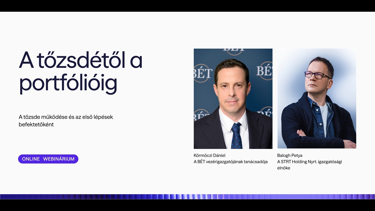 A tőzsdétől a portfólióig