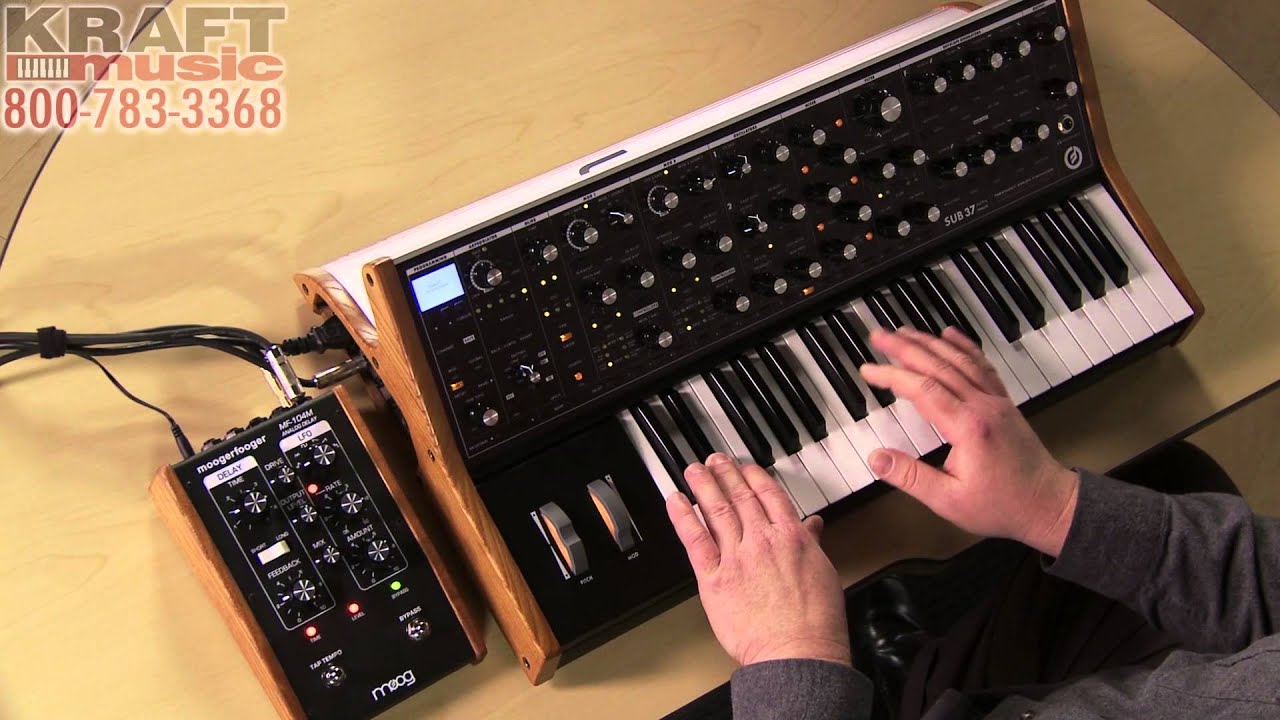 Kraft Music - Moog Sub 37 Analog Synthesizer Demo