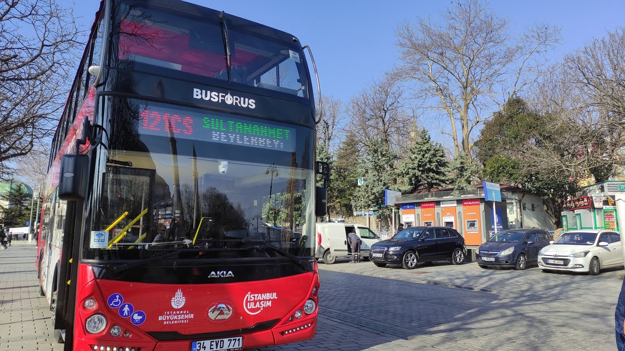 BUSFORUS | 121CS ile Sultanahmet - Beylerbeyi - Eminönü Arası Turistik Otobüsle Seyahat