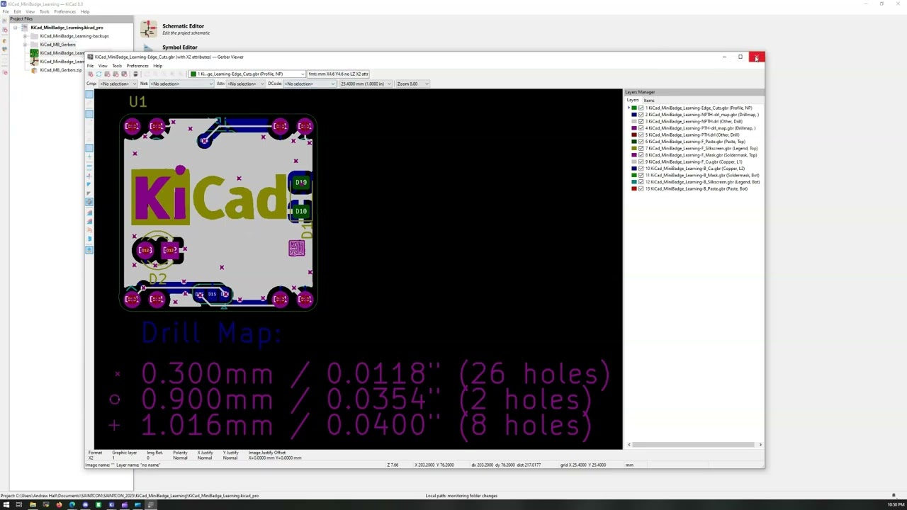 Step 3 Gerbers & Drill files