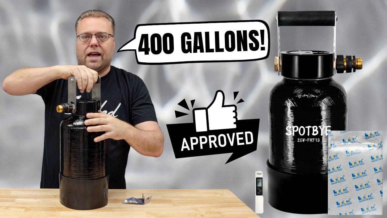 Cheap Amazon DI Spotless Tank System | How Many Gallons? | Deionization