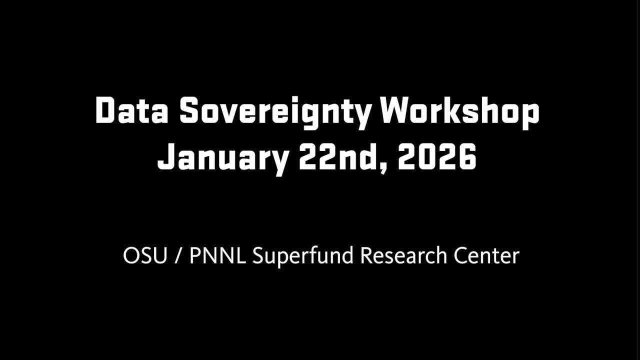 Data Sovereignty Workshop, January 22, 2026