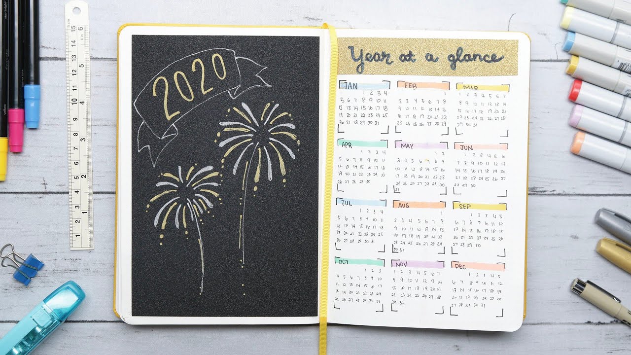 Plan With Me: Beginners Guide To Bullet Journaling For The New Year
