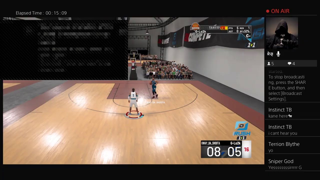 G-Lo2k streakin in rush
