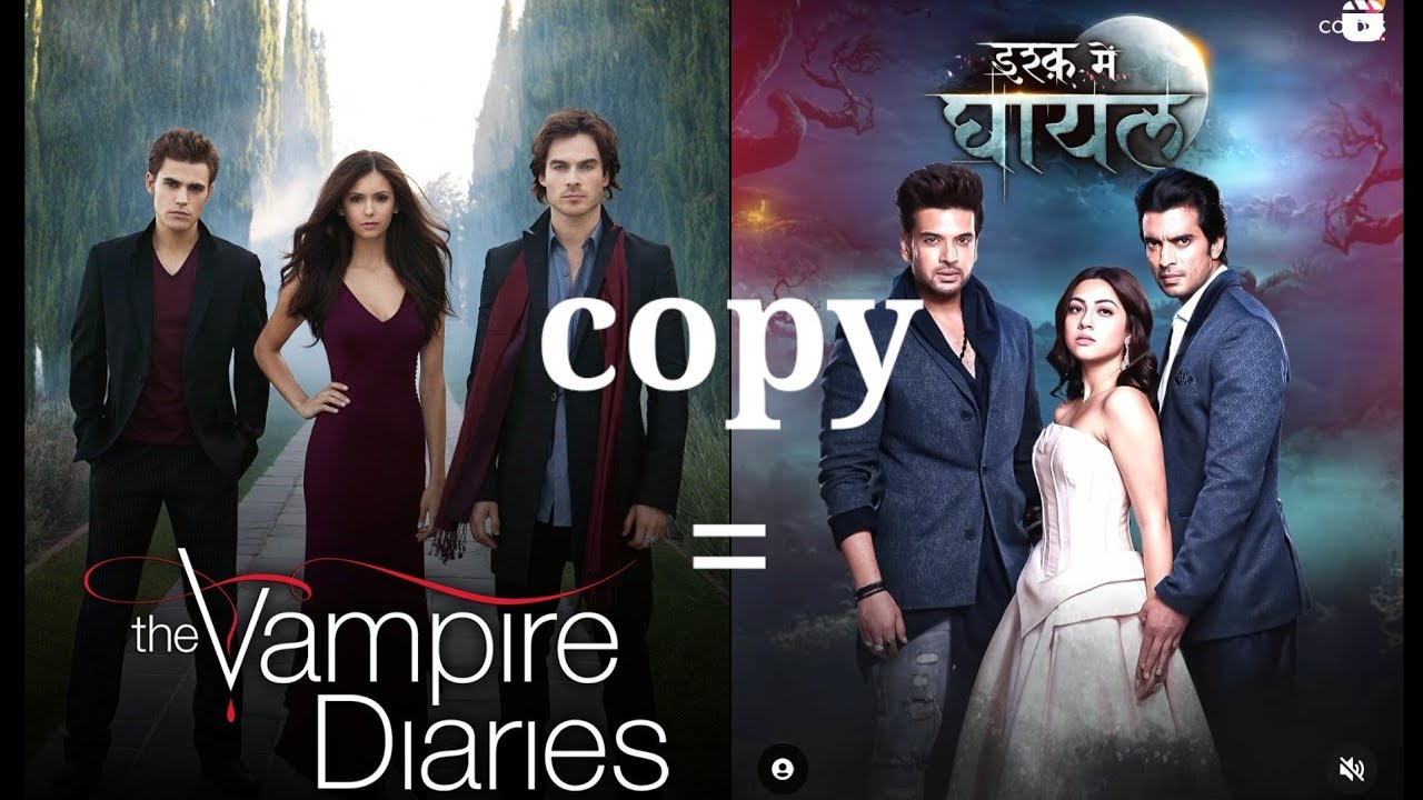 tere ishq mein gyal (indian tvd )vs the vampire diaries || tere ishq me gyal || the vampire diaries