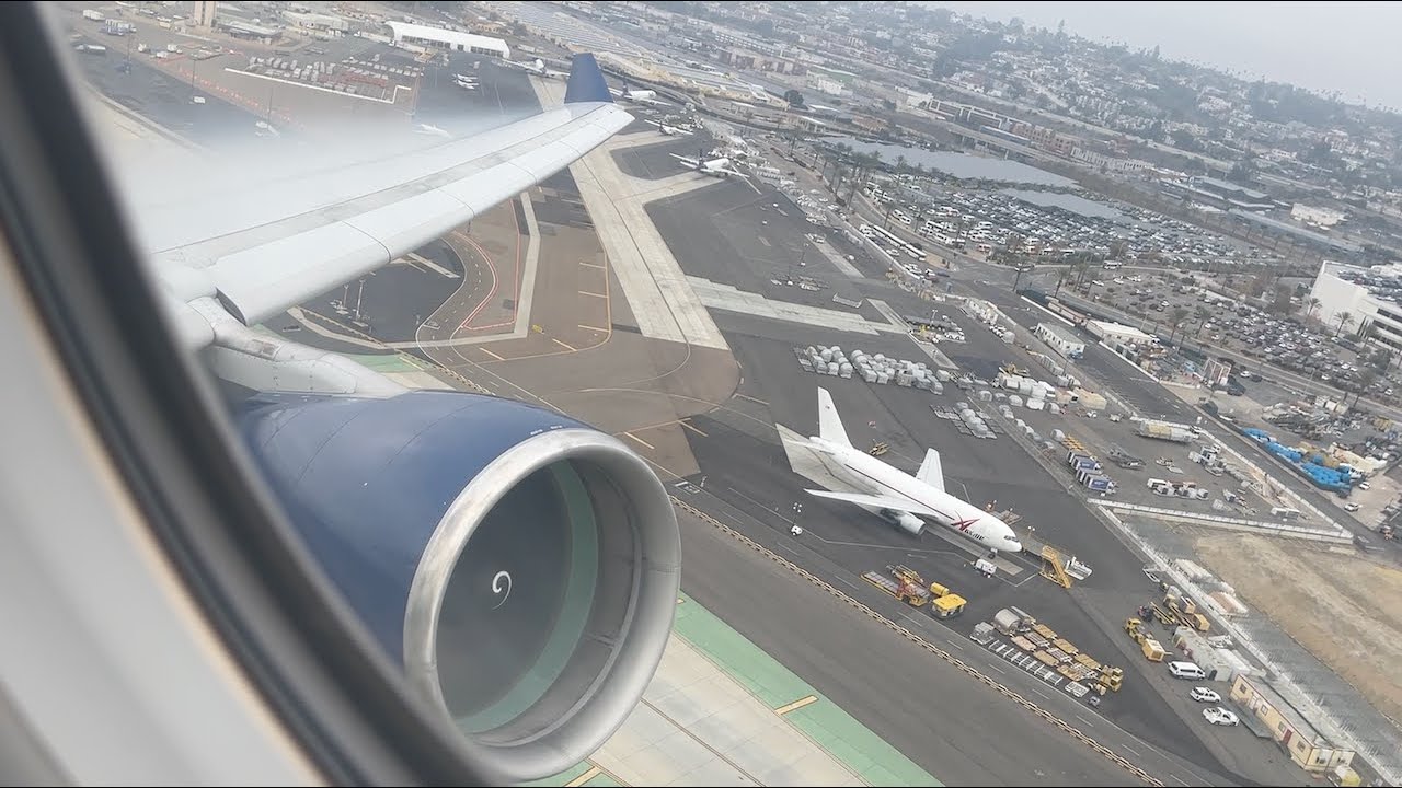 Delta Air Lines Airbus A330-200 Takeoff from San Diego International Airport