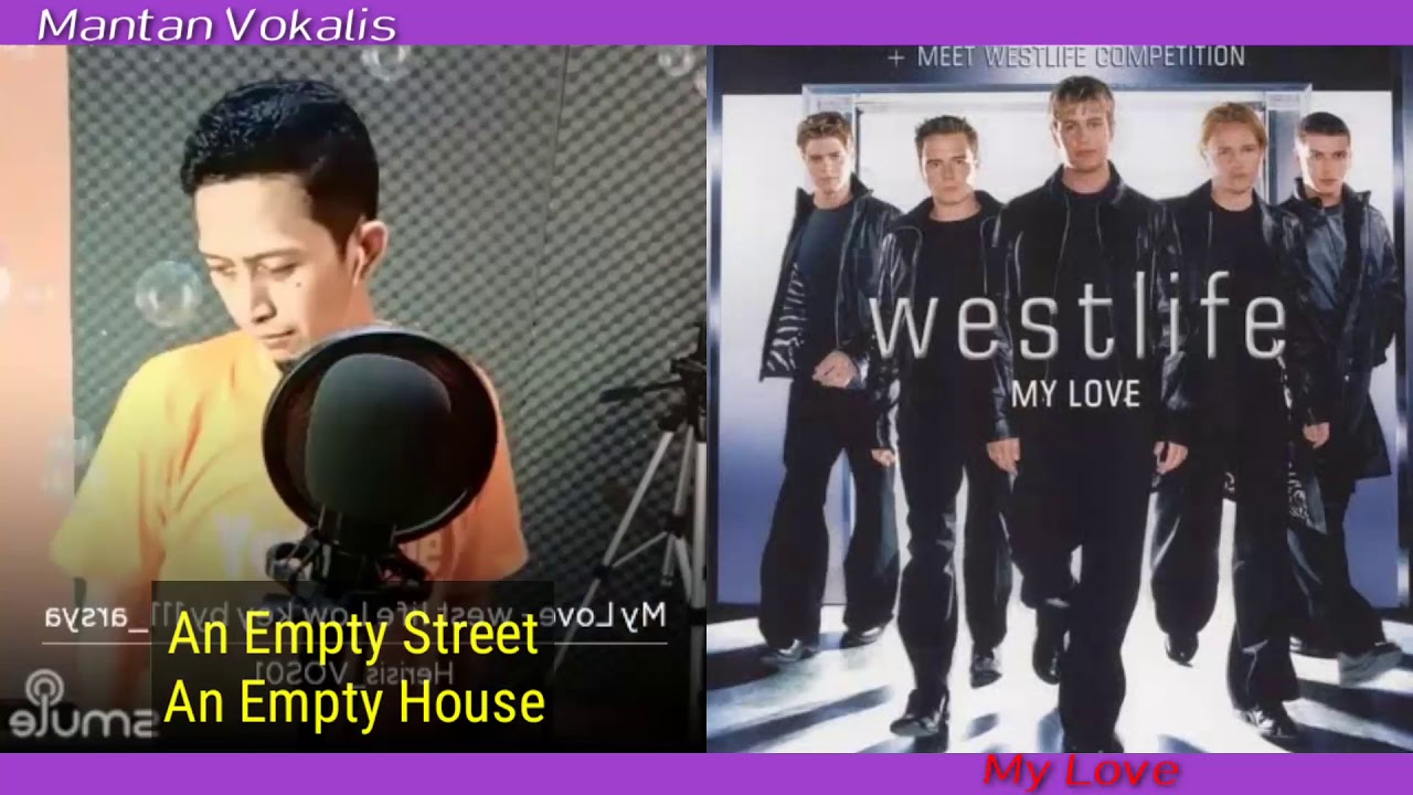 WESTLIFE - My Love (video karaoke duet bareng lirik tanpa vokal) smule cover Herisis_VOS01