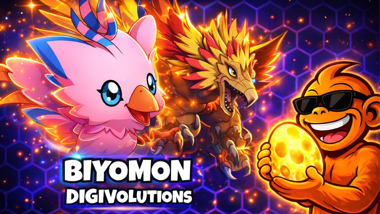 La Lignée Biyomon : Chaque étape vers sa puissance ultime