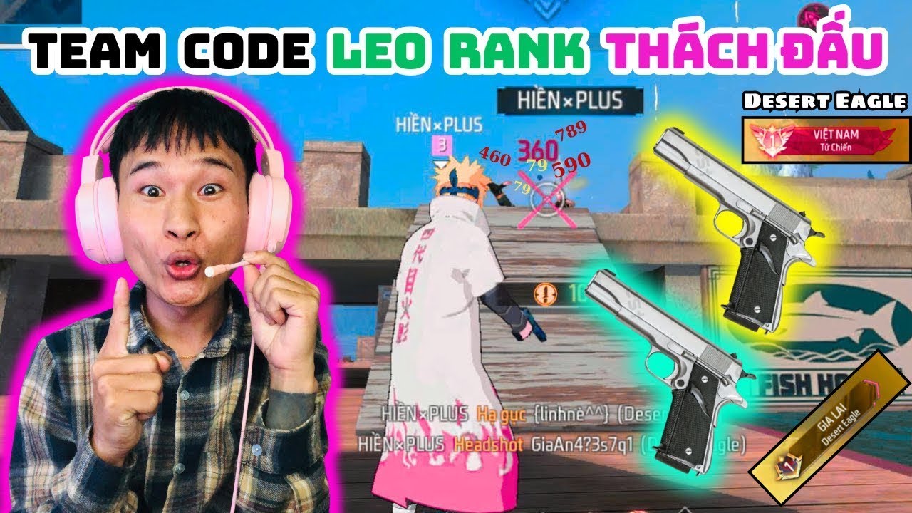 🔴TEAM CODE LEO RANK THÁCH ĐẤU 999 SAO| HIỀN KHỦNG KHỦNG LONG