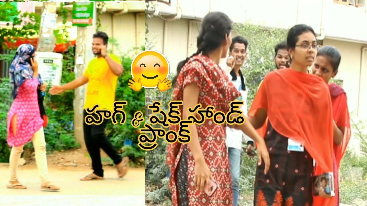 Giving Girls a Hug prank in Telugu | The Pranksters | Pranks in Andhra Pradesh 2018!