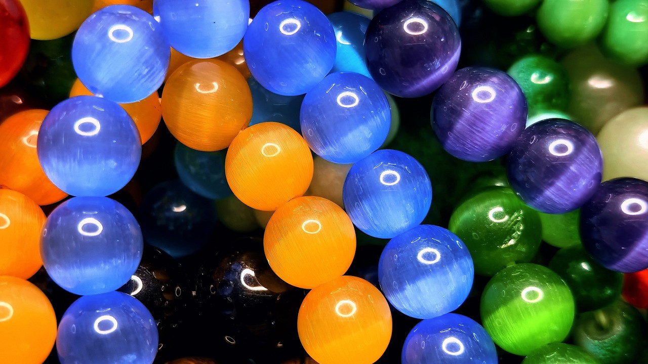 Beautiful Beads Show 🌈 Perfect Colors That Relax Your Mind | Colorful Beads Collection ✨ So Satisfy2