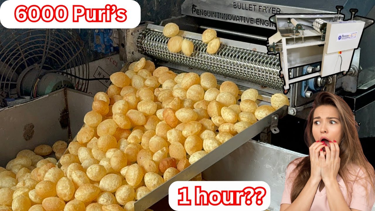 Panipuri Cutting Machine For Bulk Production |Hygienic Panipuri Machine|#viral#trending #youtube