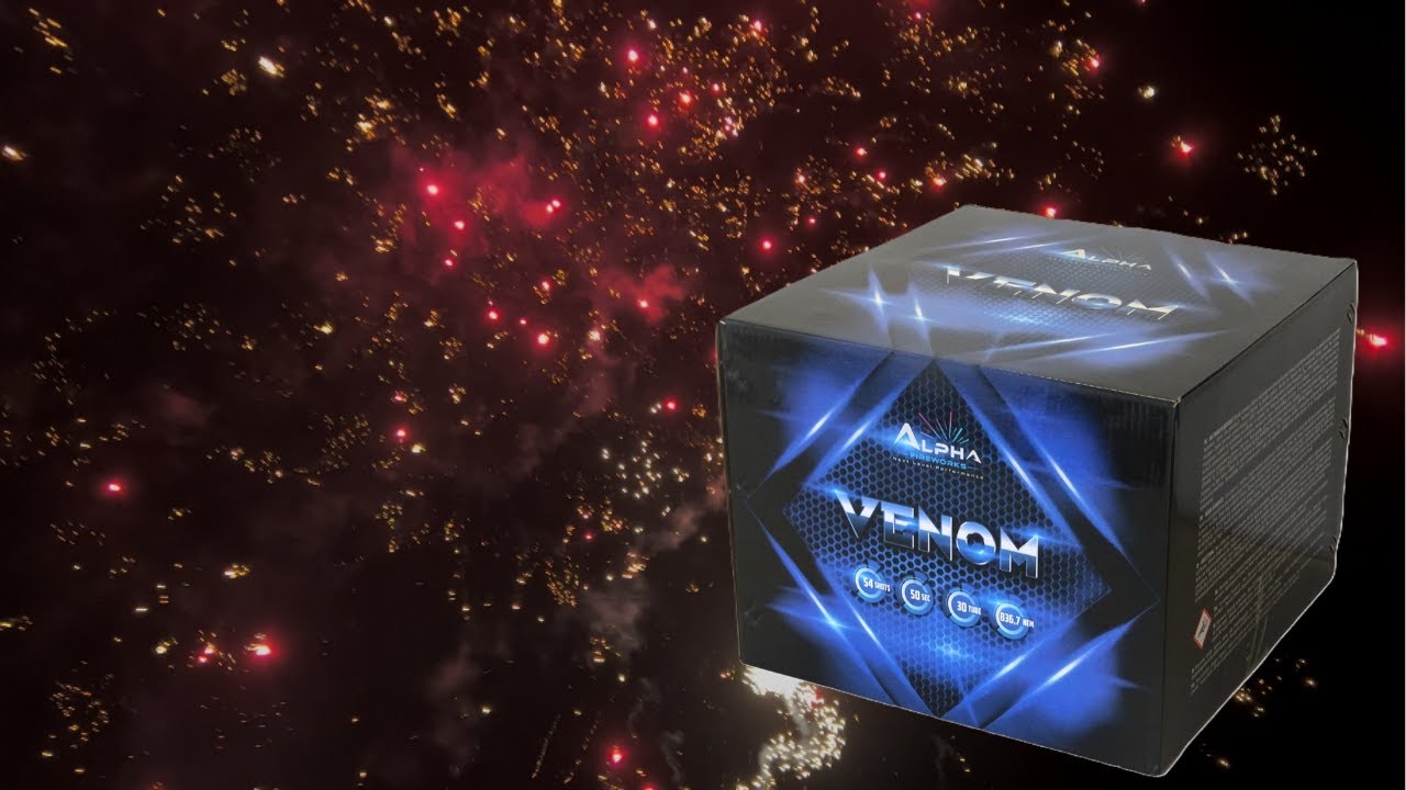 Venom 54 Shots Cake Alpha Vuurwerk/Fireworks